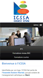 Mobile Screenshot of icssa-niort.com